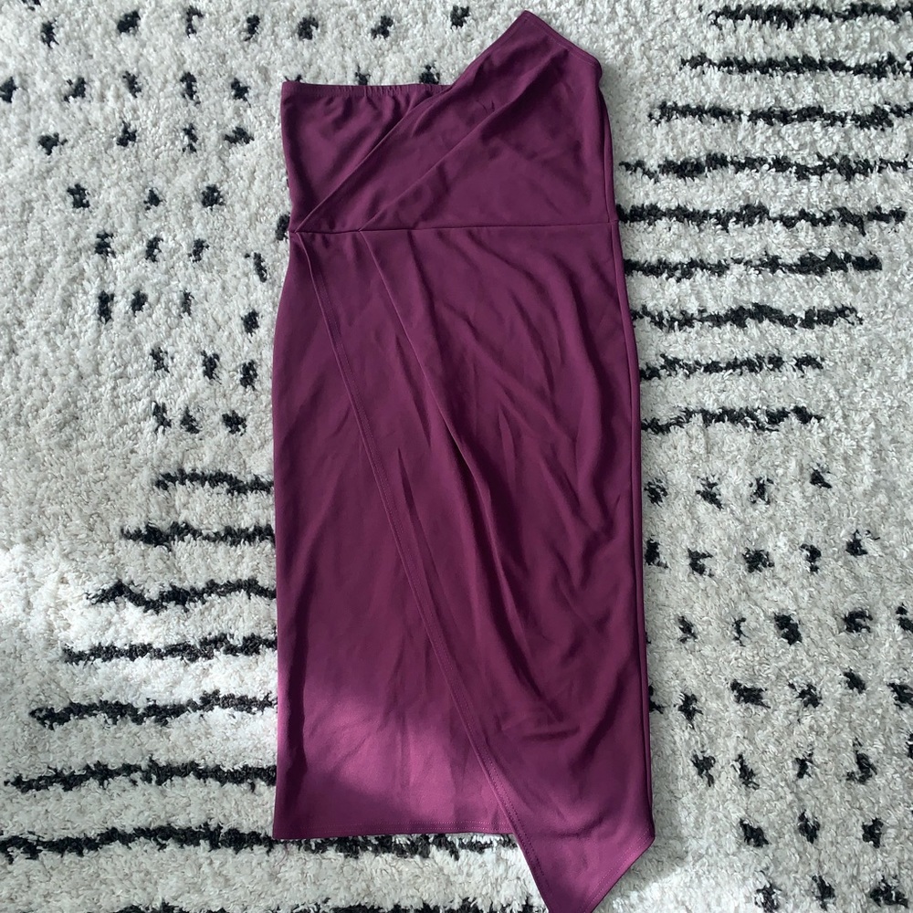 🆕 MISSGUIDED Bandeau Origami Midi Dress SIZE 8 - Picture 5 of 5